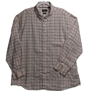 Orvis Performance Linen Classic Fit LS Button Down Shirt SZ XXL